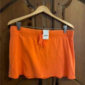 NWT JCrew Factory Orange Knit Miniskirt (M)